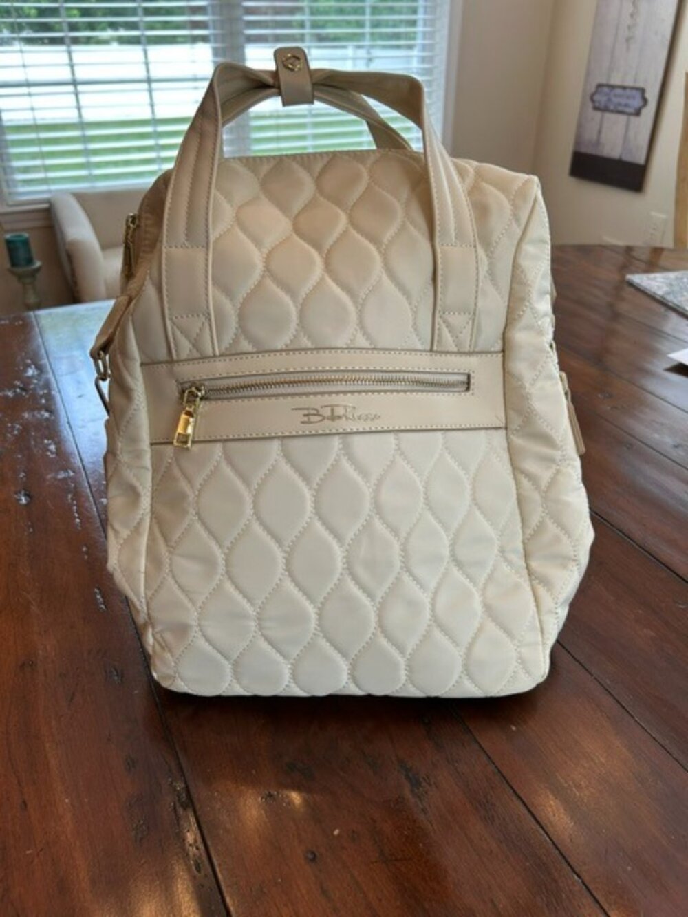 Bella Russo Cream Backpack